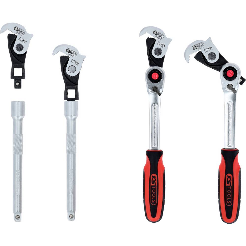 KS Tools 114.0060 Dopsleutelset 1/4, 3/8, 1/2
