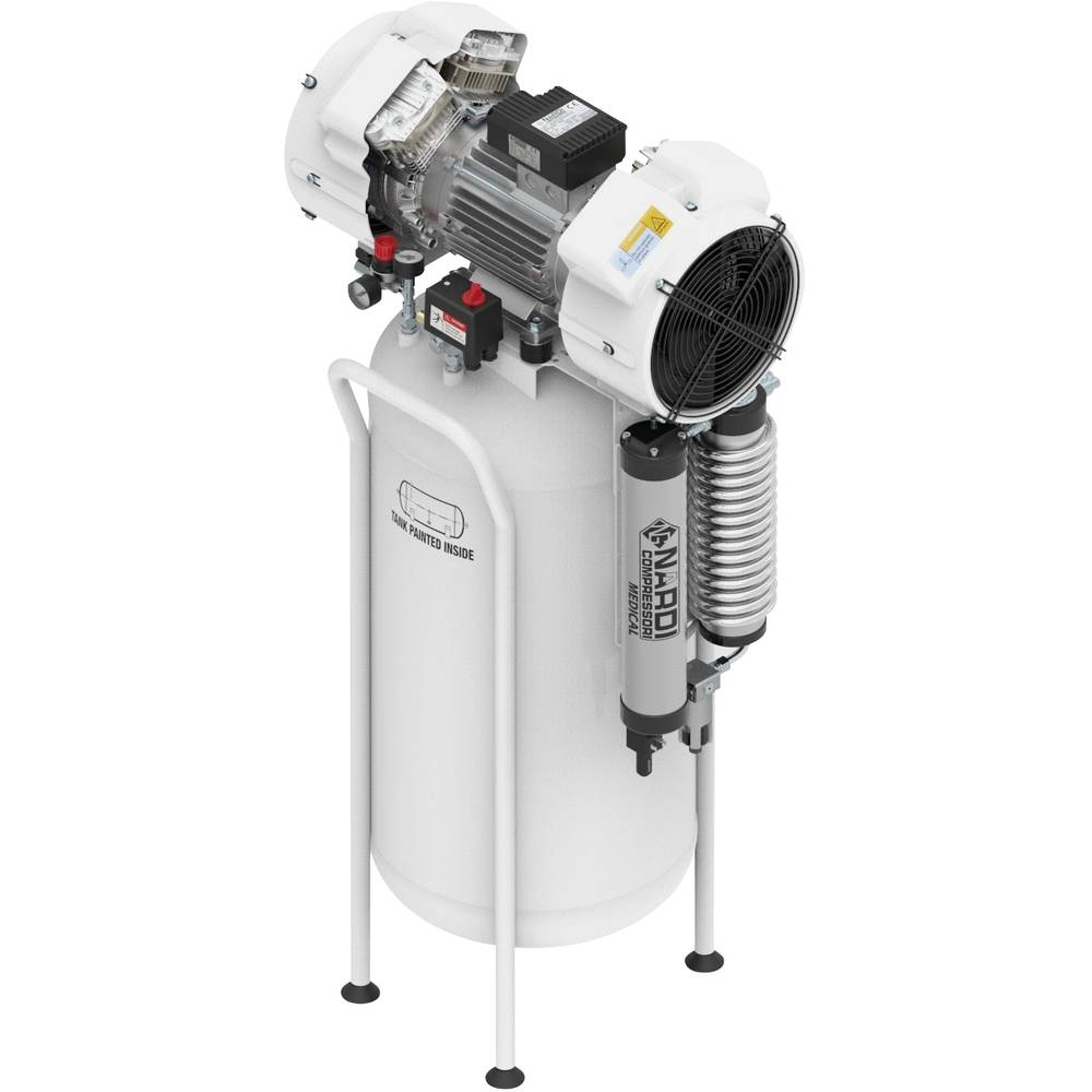 Aerotec AEROMEDIC XTR 4D-90V Pneumatische compressor 90 l 10 bar