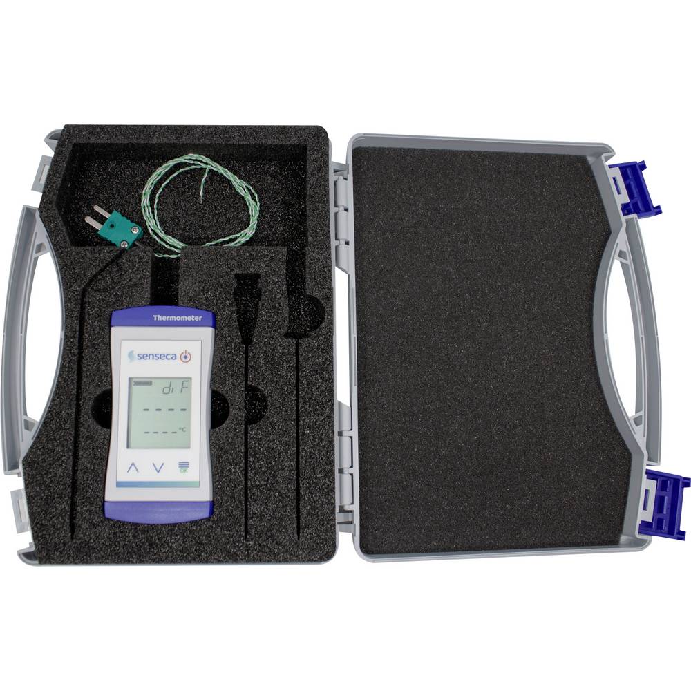 Senseca ECO 130.2-GTF300-SET 2-kanaals alarmthermometer Sensortype K