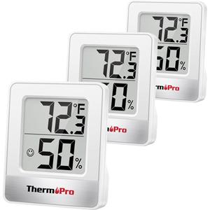 ThermPro TP49W-3 TP49W-3 Thermo- en hygrometer Wit