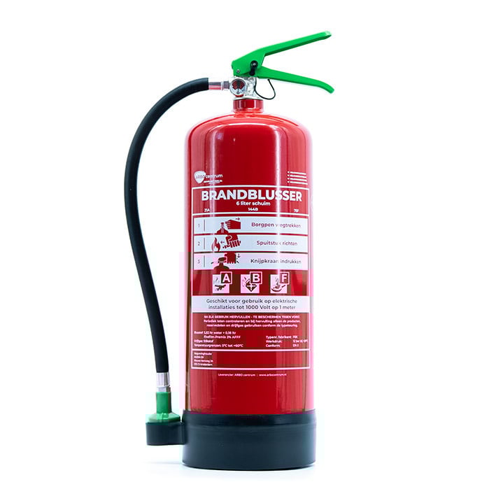 ARBOwinkel.nl Schuimblusser 6 liter ABF vetbrand - Schuimblusser 6 liter ABF vetbrand