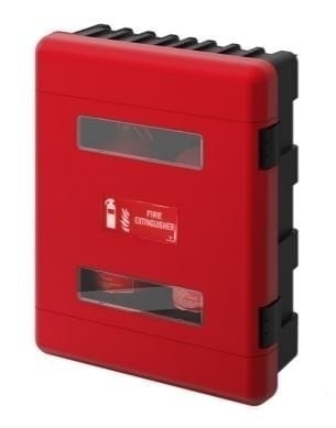 MAISKA Brandblusser opbergbox dubbel 6-9 kilo/liter - Brandblusserbox dubbel 6-9 kilo/liter