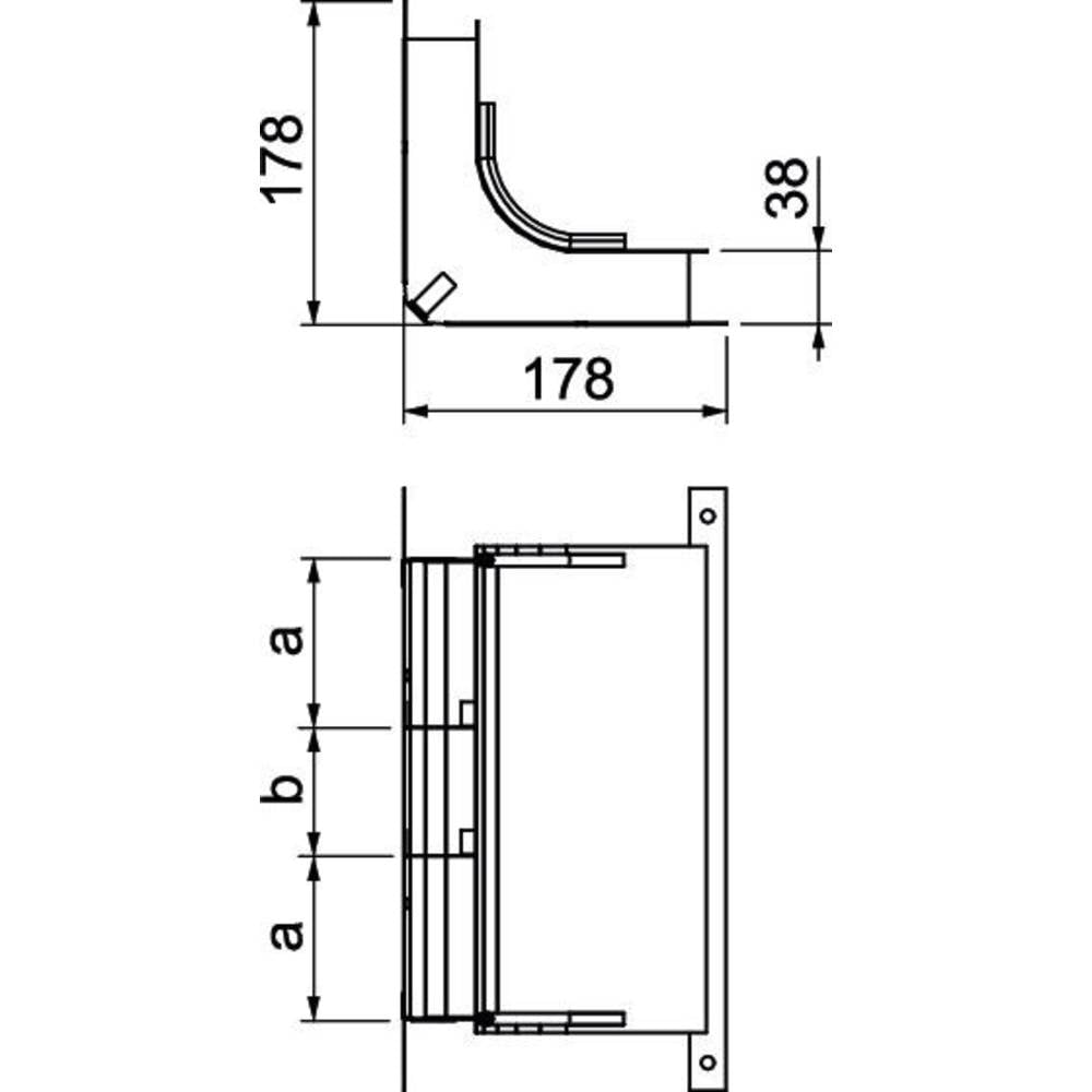 OBO Bettermann 7400650 Boog (b x h) 250.00 mm x 38.00 mm 1 stuk(s)