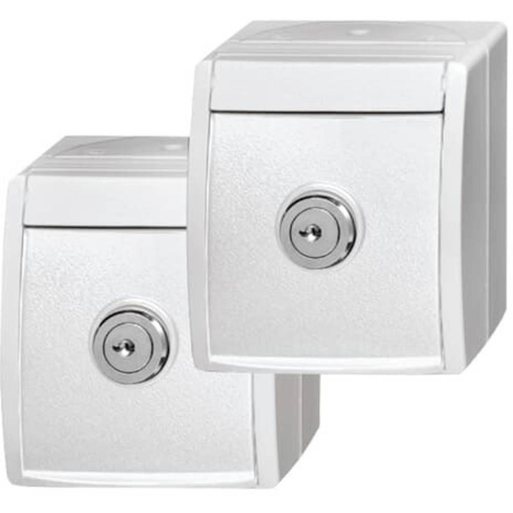 ABB 2CKA002083A0836 Geaard stopcontact IP44 Wit, Zuiver wit (RAL 9010)