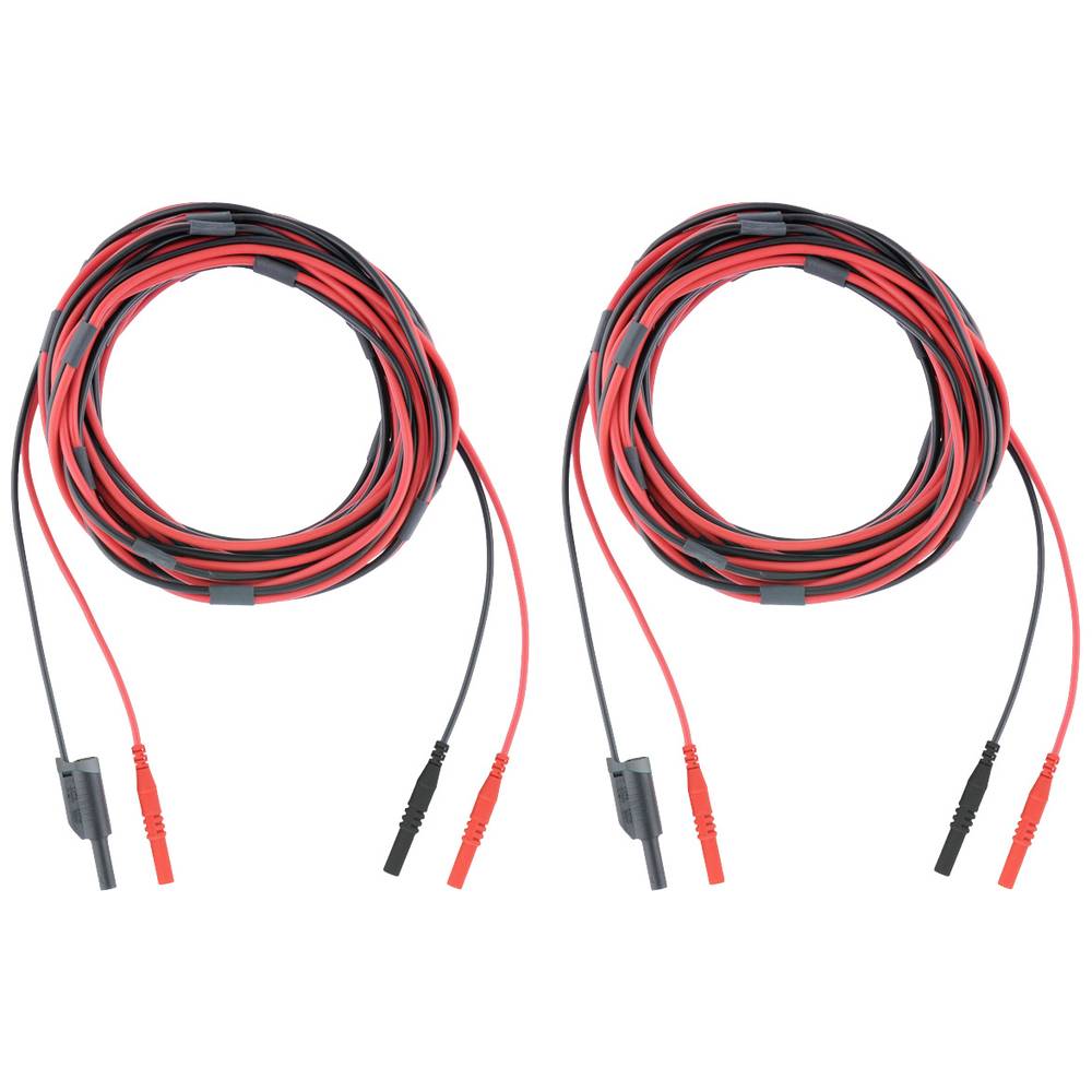 Metrel A 1619 Veiligheidsmeetsnoerenset Bananenstekker 4 mm Bananenstekker 4 mm Zwart, Rood 1 stuk(s)