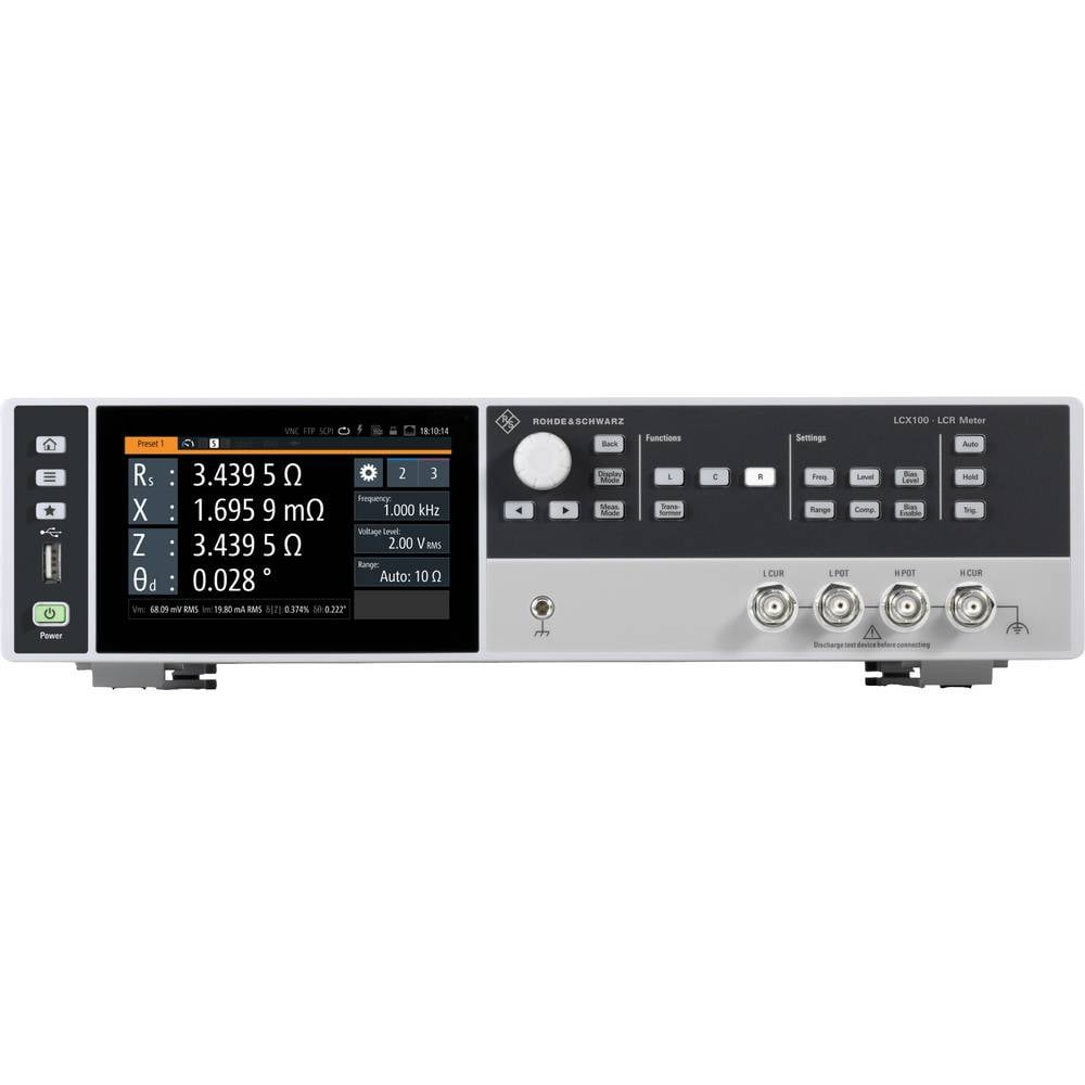 Rohde & Schwarz R&S LCX100 LCR-meter Digitaal