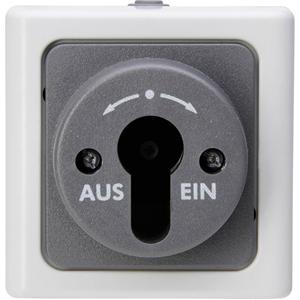 Kopp 561756017 BlueElectric Compleet Sleutelschakelaar spatwaterdicht Grijs 1 stuks 1 stuk(s)