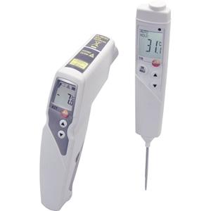 Testo 831 Set Infrarood-thermometer Optiek 30:1 -30 - +210 &deg;C Contactmeting