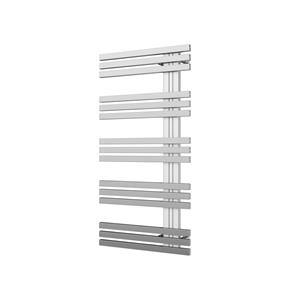 Designradiator Plieger Inox Suono Sinistra/Destra Middenaansluiting Inox-Look - Designradiator Plieger Inox Suono Sinistra 464 Watt Middenaansluiting