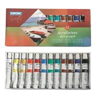 Toppoint/Stylex Acrylverf 12ml 12 Tubes