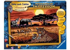 Ravensburger Schilderen op nummer Afrikaanse impressie