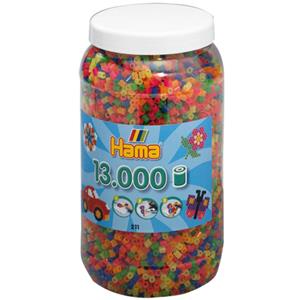 Hama Strijkkralen 13000 Stuks Neon