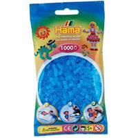 Hama Strijkkralen 1000 stuks blauw transparant (73)