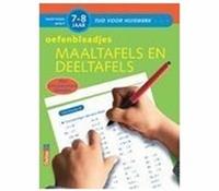 Deltas oefenblok maaltafels en deeltafels 7 8 jr