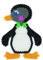Strijkkralen grondplaat pinguin (0301)