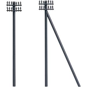 Auhagen 43586 Set telegraafmasten, 12 stuks Accessoire