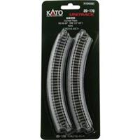 N Kato Unitrack 7078112 Gebogen rails 45 ° 216 mm 4 stuk(s)