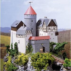 H0, TT, N Modell Burg Lauterstein