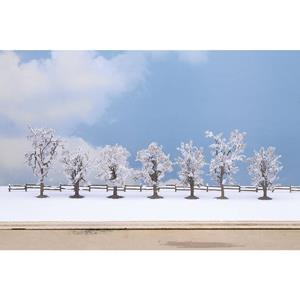 NOCH 25075 7-delige set winterbomen Hoogte (min.):80 mm Hoogte (max.):100 mm