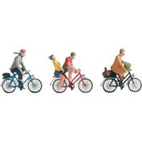 NOCH 15898 H0 Fietsers figuren Geverfd, Staand