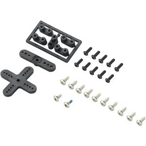 Modelcraft Kunststof servo-arm set Geschikt voor: Futaba servo-armkrans Aantal boorgaten: 3