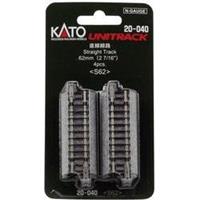 N Kato Unitrack 7078011 Aansluitrails 62 mm 1 stuk(s)