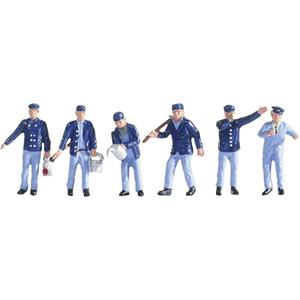 NOCH H0 figuren Machinist / rangeerders Geverfd, Staand