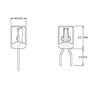 21619501 Speciale gloeilamp Helder T1 1/4 WT 19 V 50 mA 1 set(s)