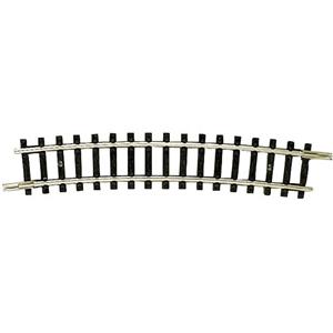 N Fleischmann rails (zonder ballastbed) 22225 Gebogen rails