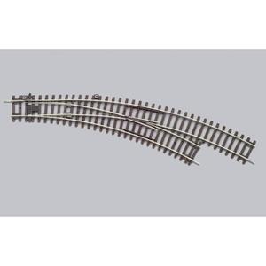 Piko H0 A-rails 55223 H0 Gebogen wissel rechts (1 stuks)