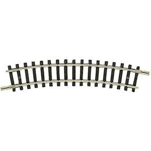 N Fleischmann rails (zonder ballastbed) 22231 Gebogen rails