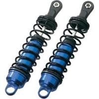 Reely 1:10 Hydraulische schokdempers aluminium Blauw (metallic) met veren Zwart 109 mm 2 stuks