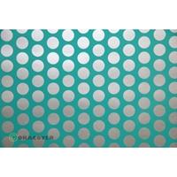 oracover Plotterfolie Easyplot Fun 1 (L x B) 2m x 30cm Türkis-Silber