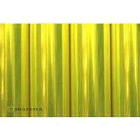 oracover Bügelfolie (L x B) 10m x 60cm Gelb (transparent-floureszierend)