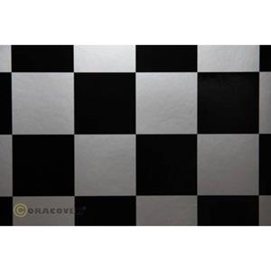 oracover Bügelfolie Fun 5 (L x B) 2m x 60cm Silber-Schwarz