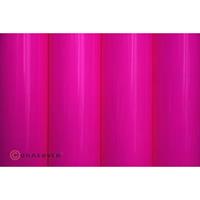 oracover Bügelfolie (L x B) 2m x 60cm Neon-Pink (fluoreszierend)
