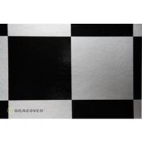 oracover Bügelfolie Fun 6 (L x B) 2m x 60cm Silber-Schwarz