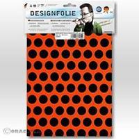 oracover Designfolie Easyplot Fun 1 (L x B) 300mm x 208mm Rot-Orange-Schwarz (fluoreszi