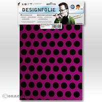 oracover Designfolie Easyplot Fun 1 (L x B) 300mm x 208mm Violett-Schwarz (fluoresziere