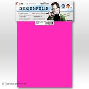 oracover Designfolie Easyplot (L x B) 300mm x 208mm Neon-Pink (fluoreszierend)