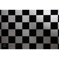 oracover Bügelfolie Fun 3 (L x B) 2m x 60cm Silber-Schwarz