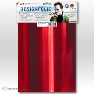 oracover Designfolie Easyplot (L x B) 300mm x 208mm Chrom-Rot