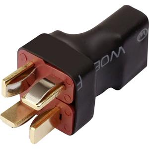 Reely Adapterstecker [2x T-Stecker - 1x T-Buchse] seriell geschalten