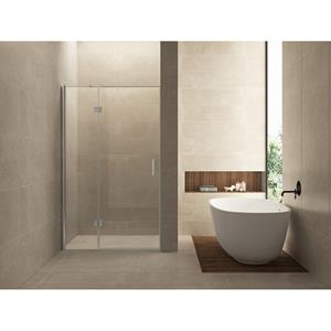 Douche Concurrent Wiesbaden Turn nisdeur met vast paneel 90 cm