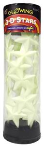 Glow in the Dark sterren: 3D Stars Tube