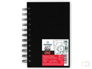 CANSON Skizzenbuch ARTBOOK ONE, DIN A6, 80 Blatt, schwarz