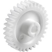 Polyacetal Stirnzahnrad Modul-Typ: 1.0 Bohrungs-Ø: 6mm Anzahl Zähne: 25