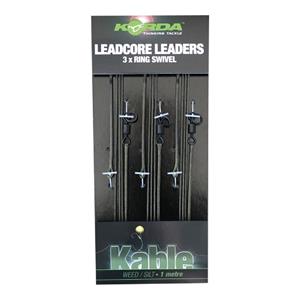 Leadcore Leader Ring Swivel - Weed/Silt