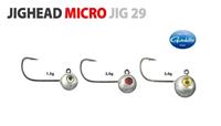 Micro Jighead- Grijs - 2g - 5 stuks