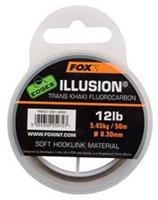 Illusion Soft Hooklink - Trans Khaki - 12lb - 50m